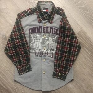 Tommy Hilfiger vintage football button down for boys